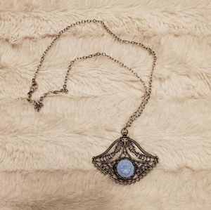 Vintage 1940s Pendant Necklace Handcrafted